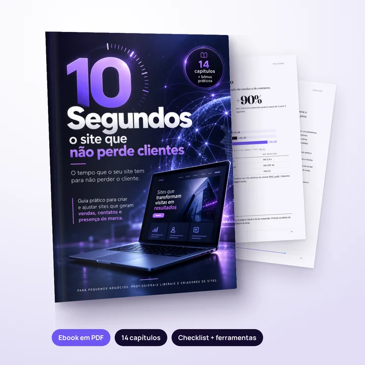 Capa e páginas do ebook 10 Segundos